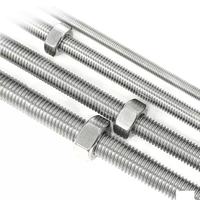 M8 M10 M12 SS 304 316 Stainless Steel ASTM B8 B8M Full Thread Bolt Studs Threaded Rod