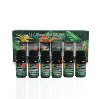 Massage Aromathérapie Bougie Faire Huile Essentielle 6pc Set dans Boîte Cadeau Diffuseurs Huile Essentielle Pure