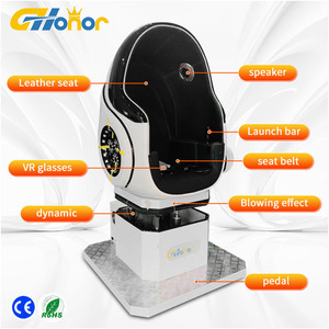 Meilleures ventes de réalité virtuelle, chaise de cinéma <span class=keywords><strong>VR</strong></span> 9D à 1 place, jeu <span class=keywords><strong>VR</strong></span>, gagner de l'argent rapidement, œuf <span class=keywords><strong>VR</strong></span> 9D - Product Image 4
