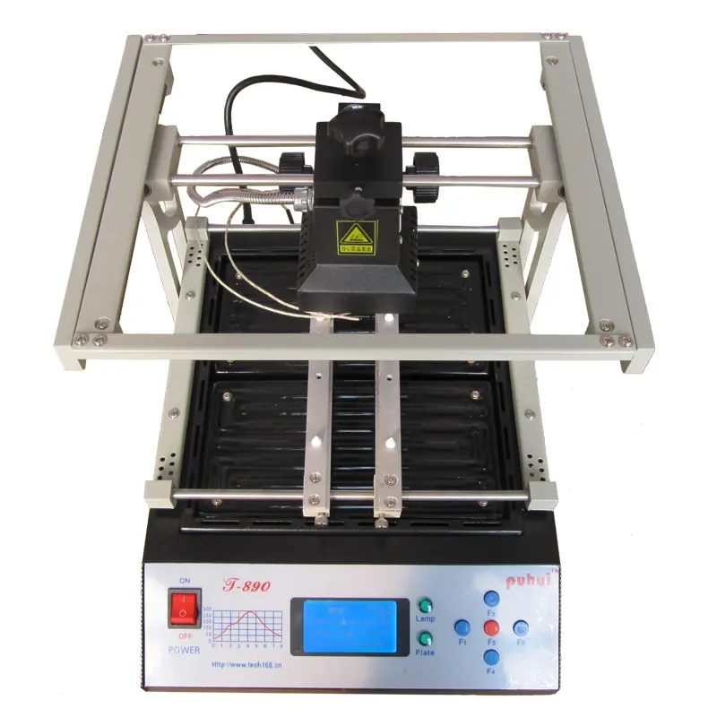 Puhui T-890 stazione di rilavorazione BGA per computer notebook chip di riparazione della scheda madre stazione di reballing elettronica saldatrice curva a infrarossi