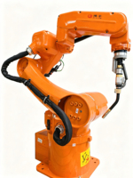 Equipo de Pulido de Superficies y Desbarbado Automático con Brazo Robótico para Taller de Fabricación de Metales