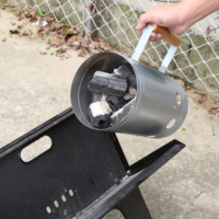 Accessoires de barbecue, allume-feu portable pour camping en plein air, poêle à charbon de bois