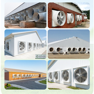Ventilador Axial Eléctrico de 55 Pulgadas para Granjas Avícolas, Aspas de <span class=keywords><strong>PA66</strong></span>+<span class=keywords><strong>GF</strong></span>, Carcasa de FRP Resistente a la Corrosión, Motor de Accionamiento Directo, Ventilador de Extracción de 59000 <span class=keywords><strong>m</strong></span>/h, OEM - Product Image 5