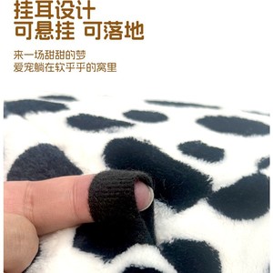 Caseta para conejos de franela para todas las estaciones, escondite para conejos, jaula para conejos de compañía, uso doméstico, caseta cálida para conejos en invierno - Product Image 4