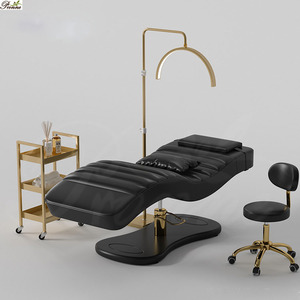 2026 Pronnebeauty venta al por mayor cosmético Spa portátil clásico marrón <span class=keywords><strong>Edda</strong></span> personalizado belleza cama de pestañas - Product Image 3