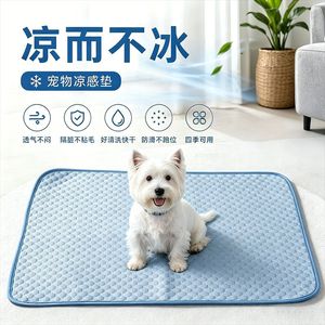 Pet <b>Cooling</b> <b>Pad</b> Rectangle Breathable Soft For Dog Summer Comfortable Mat - Product Image 4