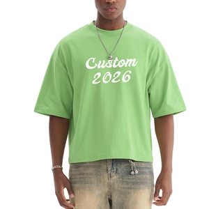 T-Shirt Formale da Uomo a Maniche Corte con Collo Rotondo in Maglia Tinta Unita, Ecologica <span class=keywords><strong>per</strong></span> Uso Quotidiano <span class=keywords><strong>per</strong></span> <span class=keywords><strong>Giovani</strong></span> - Product Image 5