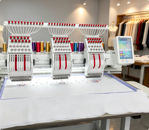 15 Needle Three Head Computer Embroidery Machine for Garment Accessories Embroidery - Product Image 2