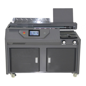 Disen DSO-G60E Industrial A3/A4 Small Size Hot Melt Glue Book <b>Binding</b> <b>Machine</b> Touch Screen Control Electricity 60mm Thickness - Product Image 1