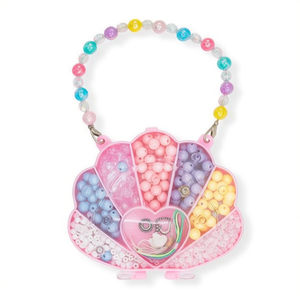 Set di perline ILAN in scatola di conchiglia con perline colorate per lavori artigianali 30833 - Product Image 1