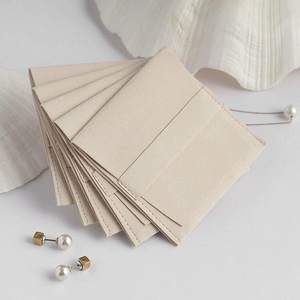 8x8cm Microfiber <b>Textile</b> <b>Packaging</b> Bag, Suede Jewelry Pouch with Custom Print Option, Small Envelope Gift Wrapping for Jewelry - Product Image 4