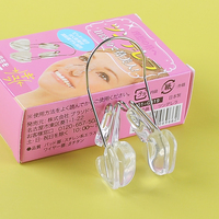 Pack de massage du pont nasal pour salon de beauté - Dispositif de soutien nasal en silicone transparent - Convient aux hommes et aux femmes