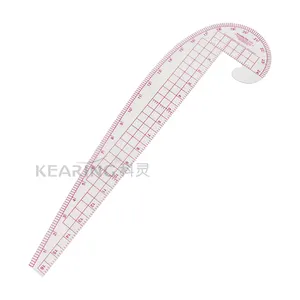 kearing merk multifunctionele variÃ«ren vorm heerser& vormplaat, grootschalige multifunctionele liniaal plastic transparante curve ruler#6502
