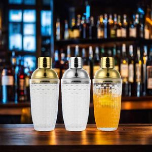 Cocteleras de Vidrio Herméticas con Tapa de Acero Metálico y Colador Incorporado, Coctelera de Whisky de 380 ml, Mezclador de Cócteles - Product Image 3