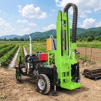 Machine de forage hydraulique très vendue pour puits d'eau de 100m/200m, équipement de forage de puits d'eau hydraulique pour sols