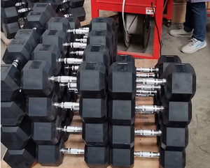 Haltères hexagonaux en fonte en gros pour l'entraînement physique, diamètre 28 mm, haltères pour l'entraînement musculaire, directement de l'usine - Product Image 6