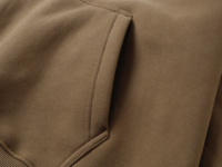 Hoodie unisexe ample en molleton épais style streetwear avec logo personnalisé brodé, design vintage, collection automne
