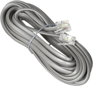 <span class=keywords><strong>Cable</strong></span> de teléfono plano con dos cables RJ11 6p4c, teléfono de 6 pines, línea de 4 núcleos, <span class=keywords><strong>cable</strong></span> de 28AWG con conductor BC, <span class=keywords><strong>cable</strong></span> De teléfono negro - Product Image 3