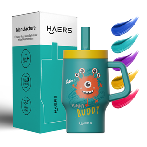 แก้วน้ำสแตนเลสสองชั้นแบบมีโลโก้สั่งทำ น่ารัก ปลอดสาร BPA - Product Image 2