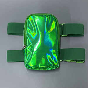 Sangle réglable sac de cuisse carnaval ceinture de téléphone sac banane sac de jambe avec matériau PU pour voyage et sport - Product Image 1