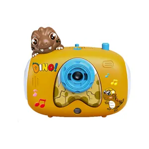 Early education toys Fun cartoon duck dinosaur projection music story Camera Gift toys for children