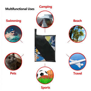 <span class=keywords><strong>Toalla</strong></span> de <span class=keywords><strong>Playa</strong></span> de Secado Rápido, Personalizada al por Mayor, Ligera, Novedosa, de Doble Cara, Ecológica, con Diseño Sublimado e Impresión Digital, Antiarena - Product Image 4