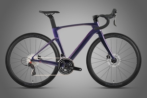 Bicicleta de Carretera de Carbono 700c de Alta Gama, 24 Velocidades, Frenos de Disco Hidráulicos, Ultraligera, Aerodinámica, Sistema de Cambios de 24 Velocidades, Suave y Eficiente - Product Image 4