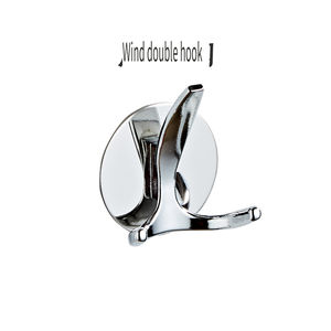 Porte-manteau mural simple de style européen moderne, crochet en fer sans perforation, pour porte, armoire, placard à chaussures, salle de bain, cuisine - Product Image 4