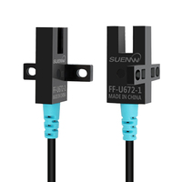 Capteur photoélectrique FF-U672-1 étanche IP67, sortie NPN, distance de détection 5 mm, DC 5-24V, forme en U