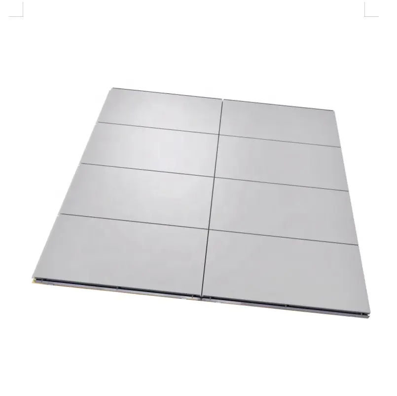 Pannello di rivestimento per pareti di rivestimento in alluminio da 3mm 4mm pannello composito in alluminio di colore grigio argento rivestito in Pvdf