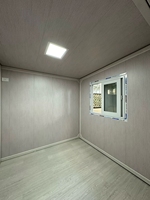 Dortoir temporaire modulaire : Maisons préfabriquées en acier pliables et mobiles de type conteneur miniature