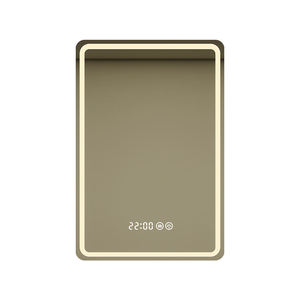 Espejo de Baño Digital LED Rectangular Moderno de Lujo, con Iluminación, sin Marco, Inteligente, Resistente a la Humedad, para Uso en Hoteles, 60x80CM - Product Image 6