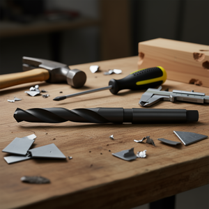 Fervi Tapered Shank Twist <b>Drill</b> <b>Bit</b> 10mm For Metal Wood Plastic Drilling - Product Image 3