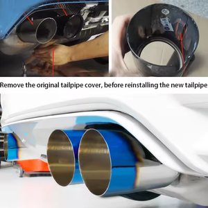سيبس أنابيب عادم السيارة لبي إم دبليو F80 F82 F83 F87 F90 M2 M3 M4 M5 ترقية أطراف عادم الفولاذ المقاوم للصدأ م أطراف كاتم الصوت الأداء - Product Image 4