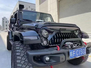 อุปกรณ์ตกแต่งรถยนต์ออฟโรด LUMA 4x4 สำหรับรถปี 2007-2017 รุ่นฉลองครบรอบ 10 ปี กันชนหน้าเหล็กและอลูมิเนียมสำหรับ Jeep Wrangler JK อัพเกรดเป็นรุ่น <span class=keywords><strong>JL</strong></span> - Product Image 6