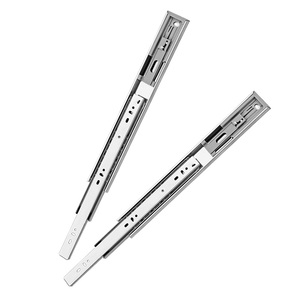 45 Mm Đệm Thép Không Gỉ 304 Ngăn Kéo Trượt Kính Thiên Văn Đường Ray Thủy Lực Undermount Mềm Đóng Ngăn Kéo Trượt - Product Image 4