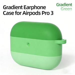 Étui en silicone souple de haute qualité avec dégradé de couleurs tendance, moulé sur mesure pour <span class=keywords><strong>AirPods</strong></span> Pro <span class=keywords><strong>3</strong></span> (2025). 360 °   Protection complète - Product Image 3