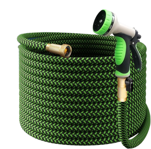 Ống dẫn nước tưới vườn bằng thép không gỉ tùy chỉnh, mềm dẻo, nhẹ, 25/50/75/100ft với lớp vỏ vải bền - Product Image 2