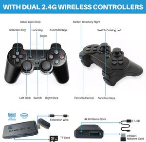 Nouvelle console <span class=keywords><strong>de</strong></span> <span class=keywords><strong>jeu</strong></span> rétro M8 2026, plus <span class=keywords><strong>de</strong></span> 3000 jeux, console <span class=keywords><strong>de</strong></span> <span class=keywords><strong>jeu</strong></span> vidéo domestique sans fil avec <span class=keywords><strong>2</strong></span> manettes sans fil, cadeau pour enfants et adultes, 32 Go - Product Image 4