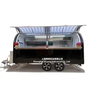 Pembuat Es Krim Gerobak Makanan Shanghai China Trailer Makanan untuk Pizza/Hamburger/Hot Dog/Mesin Pembuat Biskuit