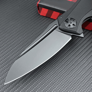 Couteau pliant de survie EDC extérieur Ker Shaw NATRIX 7008, manche antidérapant G10, camping, randonnée, bricolage, OEM, lame 8Cr14Mov - Product Image 3
