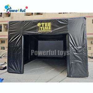 Tùy Chỉnh Chất Lượng Cao Ngoài Trời Trong Nhà Nhà Sân Sau Thực Hành <span class=keywords><strong>Inflatable</strong></span> Golf Mô Phỏng Lều Batting Lồng Với Cao Màn Hình Tác động - Product Image 2
