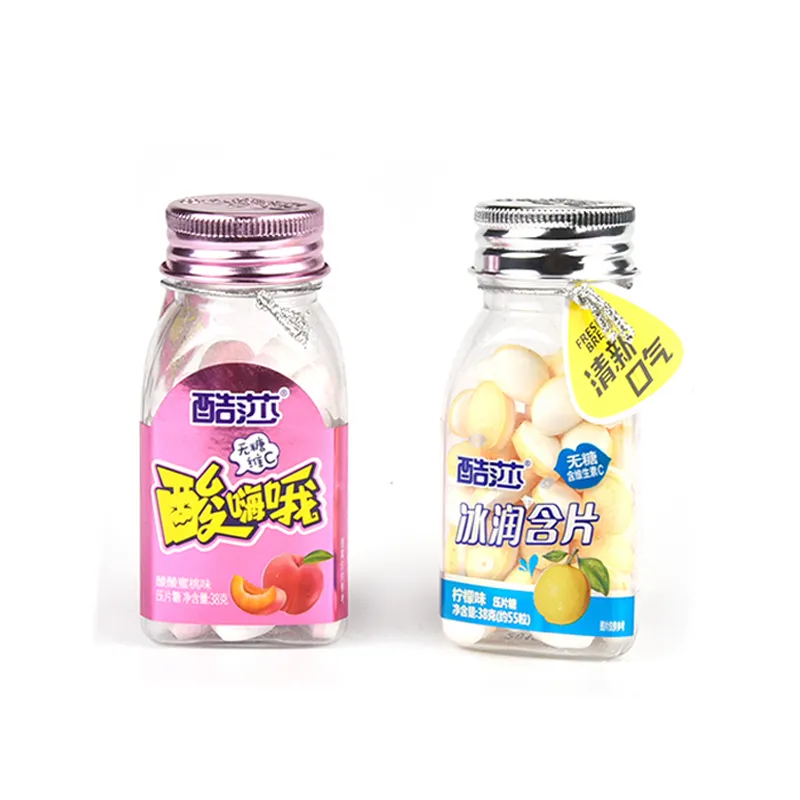 OEM Sugar Free Mint Fresh Breath Peppermint Candy in box Mints/Lemon Flavor