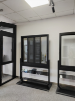 Portes et fenêtres coulissantes en aluminium résistantes aux impacts, avec cadre en alliage résidentiel personnalisé, résistantes aux ouragans