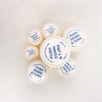 Ventes en gros de flacons de médicaments en plastique PP, flacons résistants aux enfants, flacons de médicaments en capsule avec bouchon réversible