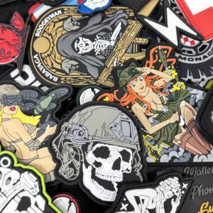 핫 세일 새로운 소녀 부드러운 고무 패치 도매 귀여운 만화 아름다움 UAV 실리콘 아플리케 사용자 정의 로고 빈 PVC 패치 가방 - Product Image 4