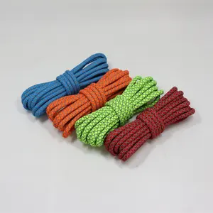 Wholesale Multi Colors Yeezay Reflective Shoelaces Round Polyester Reflective Shoelaces Round Sports Reflective Shoelaces