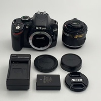 Cámara DSLR Nikon D3200 Usada al por Mayor, Kit con Lente VR de 18-55 mm, 24.2MP, Video HD 1080p, Grado A+, Reacondicionada para Principiantes, Reventa