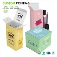 Individuell Bedruckte Faltkartons für Kosmetik-Geschenkverpackungen Großhandel Rosa Gelbe Marken-Papierboxen mit Logodruck