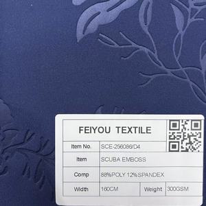 Dày Scuba nổi vải cho đồ bơi & thể thao 88% polyester 12% spandex 300gsm 160cm chiều rộng - Product Image 2